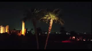 Sound and Light Show at Karnak Temple in Luxor Egypt 4k 3 [upl. by Ayrb296]