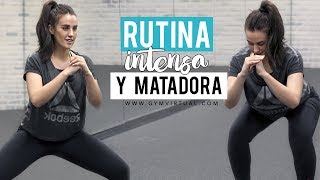 Rutina intensa y matadora de piernas  20 minutos GymVirtual [upl. by Alien]