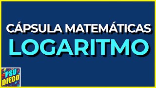 LOGARITMO  Cápsula  ejericio  Matemáticas PAES M2 [upl. by Nylsej]