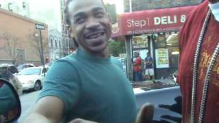 MaxB French Montana amp Los Don on Lenox ave pt 2 [upl. by Eal]