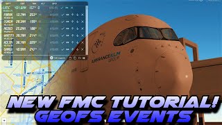 GeoFS  NEW Flight Plan Feature  FMC Tutorial [upl. by Terryl]