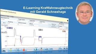 CommonRail MagnetventilInjektor mit dem Oszilloskop prüfen ELearning Kraftfahrzeugtechnik [upl. by Ttoile]