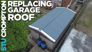 How to replace garage roof in the rain [upl. by Clawson]