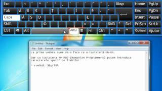 Tastatura RO Pro pe Windows 7 [upl. by Croteau846]