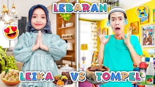 LEIKA DAN TOMPEL MERAYAKAN HARI LEBARAN  LEIKA BERUNTUNG VS TOMPEL KENA SIAL [upl. by Sil910]