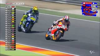 Valentino Rossi vs Pedrosa duel terbaik sepanjang masa [upl. by Annaigroeg]