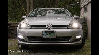 Golf Sportwagen LED Fog Light Kit  DeAutoLED [upl. by Yram]