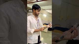 B sc nursing students hospital life clinical duty ytshortsvideo saddamnursingvlog [upl. by Geaghan335]