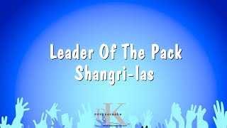 Leader Of The Pack  Shangrilas Karaoke Version [upl. by Vetter]