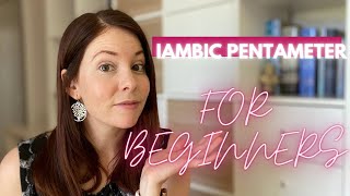 Iambic Pentameter Explained for Beginner Actors  1 tip for getting better at verse speaking FAST [upl. by Haraf901]