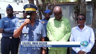 Reaction du directeur de la sécurité Publique de la Police Nationale le Colonel Omar Hassan [upl. by Ellehcsar]