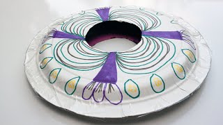 Paper Plate Frisbee  A WheatonArts Family Art Workshop [upl. by Effie]