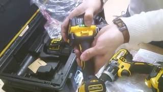 Dewalt DCK266P2 Combi Drill and Impact Driver XR 18V Brushless Kit 2 x 50Ah Battery [upl. by Aiz757]