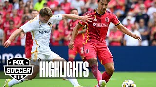 Saint Louis City SC vs LA Galaxy Highlights  FOX Soccer [upl. by Atinehs]