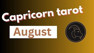 Capricorn♑️August 2024 Tarot  WOW do this and Life Gets Easier  Enjoy Family Celebrations 💖🎉 [upl. by Alleuqram]