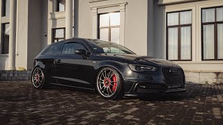 Audi A3 8V bagged on OZ Ultraleggera [upl. by Yticilef]