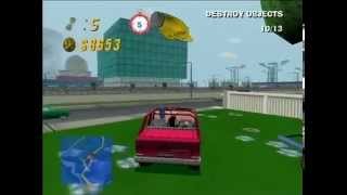 Canyonero  Marge  Nuclear Power Plant The Simpsons Road Rage Gameplay Part 58 [upl. by Neetsirhc398]