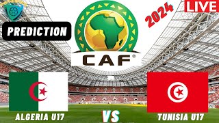 Algeria vs Tunisia CAF U17 Africa Cup Of Nations 2024 Qualification Commentary Score amp Highlights [upl. by Say]