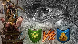 Epidemius amp The Dreaded TOAD DRAGON  Nurgle vs Dwarfs  Total War Warhammer 3 [upl. by Nicodemus887]