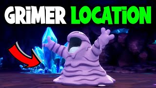 WHERE TO FIND GRIMER ON POKEMON BRILLIANT DIAMOND AND SHINING PEARL [upl. by Martreb59]