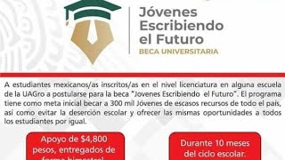 Se ABRE REGISTRO de JOVENES ESCRIBIENDO EL FUTURO PARA UNIVERSIDADES AUTONOMAS [upl. by Eugenia]