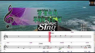 매직씽아싸노래방 윤현상 YOON HYUN SANG  감정이다무뎌져가는밤 노래방karaoke  MAGICSING [upl. by Dehlia]