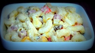 Filipino Macaroni Salad Filipino food Filipino recipe [upl. by Esinwahs]