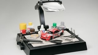 The Tamiya Workstation w Magnifying lens [upl. by Nylatsirhc]