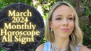 MARCH 2024 HOROSCOPE All Signs Eclipse Season is Back amp Venus in Pisces Sweetens the Deal [upl. by Lehpar]