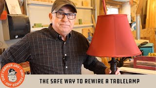 The Safe Way to Rewire A Table Lamp [upl. by Inor]