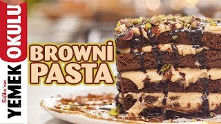 Browni Pasta Tarifi  Son Dakika Pişirmeden Kolay quotKutlama Pastasıquot Yapımı [upl. by Ilram771]