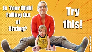 Is Your Child Falling Out of Sitting Try this Physical Therapy For a Child with Torticollis 31 [upl. by Uoliram193]