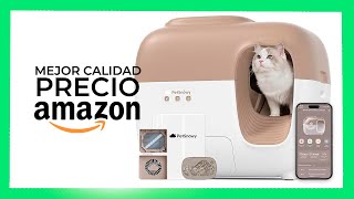 PetSnowy Snow Arenero Gatos Autolimpiable con TiO2 Desodorizar AppControl Detección gatos 83L [upl. by Barker]