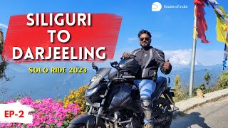 Siliguri To Darjeeling  Kolkata To Darjeeling By Bike 2023  EP 2  Routes Of India [upl. by Asehr]