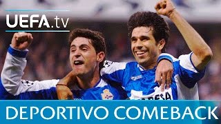 Highlights Deportivo come back from 41 down to win against Milan [upl. by Bonnice]