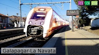 GalapagarLa Navata C3  C8  C10  Cercanías Madrid  Renfe 446  449 [upl. by Baldwin117]