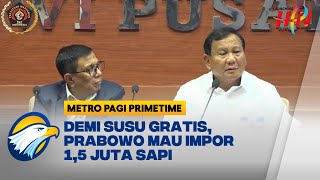 Prabowo Mau Impor 15 Juta Sapi dari India demi Program Susu Gratis [upl. by Kella912]