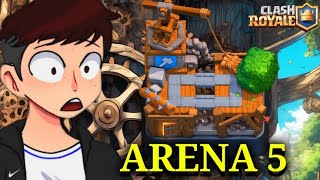 MELHOR DECK DA ARENA 5 PARA GANHAR BASTANTE TROFÉUS NO CLASH ROYALE [upl. by Grimaldi418]