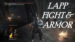 Dark Souls 3  The Ringed City DLC  Amnesiac Lapp Fight amp Armor Location [upl. by Ialokin304]