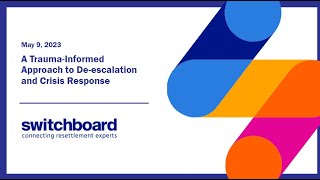 A TraumaInformed Approach to Deescalation and Crisis Response [upl. by Mccourt138]