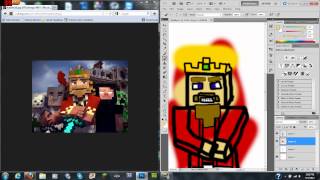 Minecraft Drawing Time Lapse Fallen Kingdom By Neroren [upl. by Annaeoj]