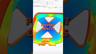 Why you need SOLIDWORKS PLASTICS ♻️ SOLIDWORKS Plastics Simulation DesignOptimisation shorts [upl. by Ellecrag894]