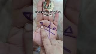 Triangle Palmistry mein triangle se jaane success palmistery palmisty hastrekhajyotish views [upl. by Aicul282]