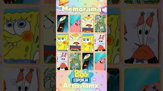 Hazlo Antes de Que Termine el Tiempo Memorama de Bob Esponja ⏰🔥🍍🧽 [upl. by Llertnek]