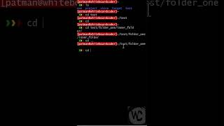 Linux cd command linux linuxtutorials [upl. by Yerkovich]