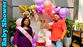 Pregnancy EP 26 Baby Shower  Gleaming Vibes  Roohi Cakes  Holiday Inn Express  Roving Couple [upl. by Hooge141]