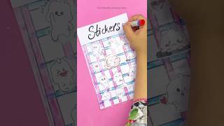 Make Your Own Stickers 😍  How To Make Stickers without Sticker Paper  DIY Stickers stickers [upl. by Thorlay]