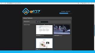 Installation of e107 Bootstrap CMS [upl. by Delora]