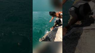 Rock Fishing part 4  Giant trevally fishing mancing ikanbesar gianttrevally rockfishing [upl. by Kirby]