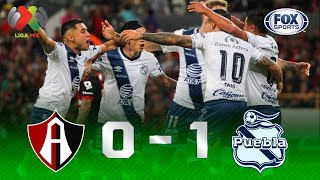 Atlas  Puebla 01  GOLES  Jornada 2  Liga MX [upl. by Naginnarb]